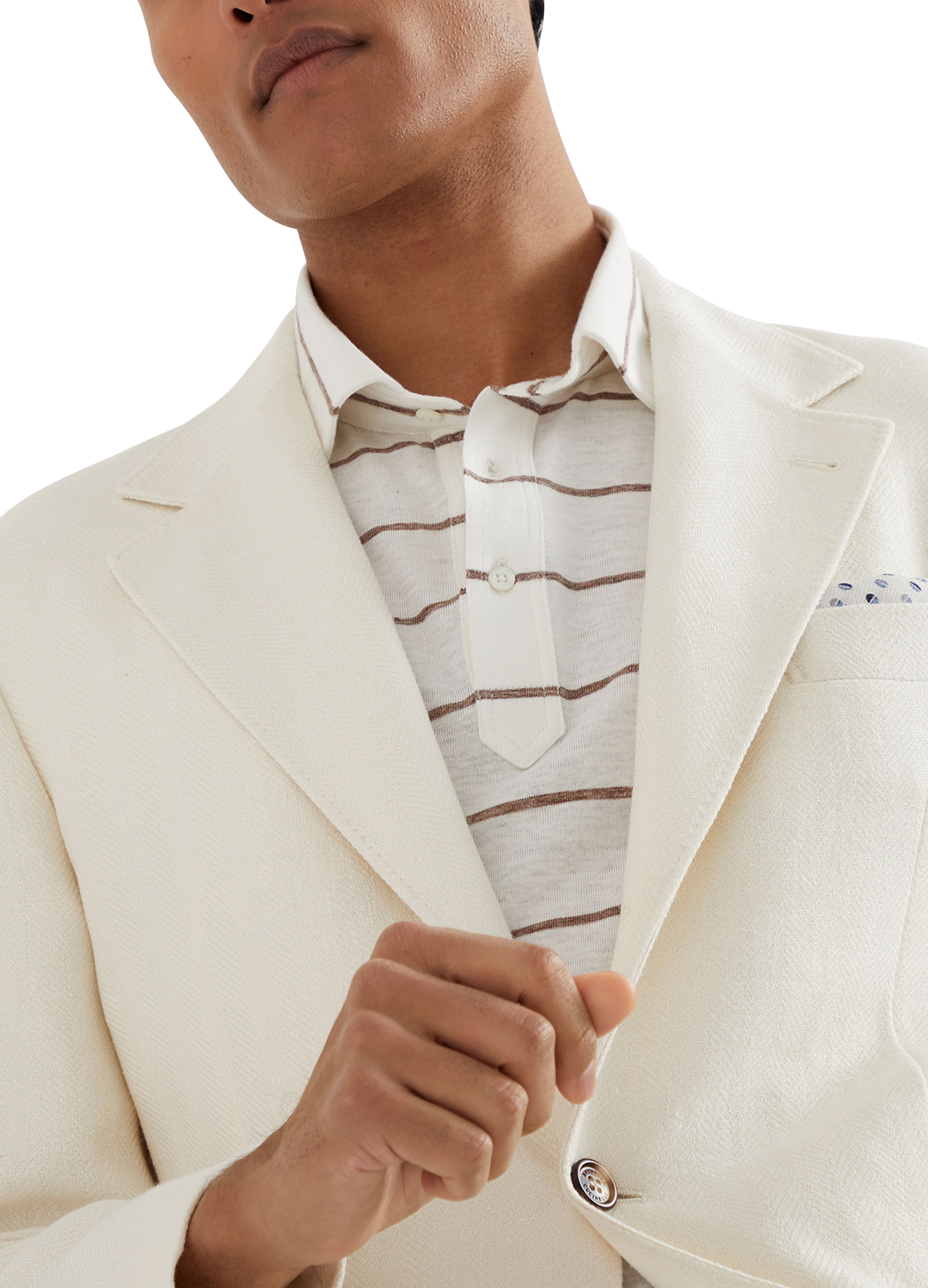 Brunello Cucinelli Deconstructed Cavallo blazer