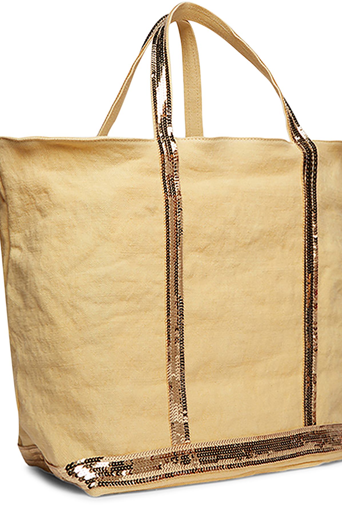  Linen L cabas tote