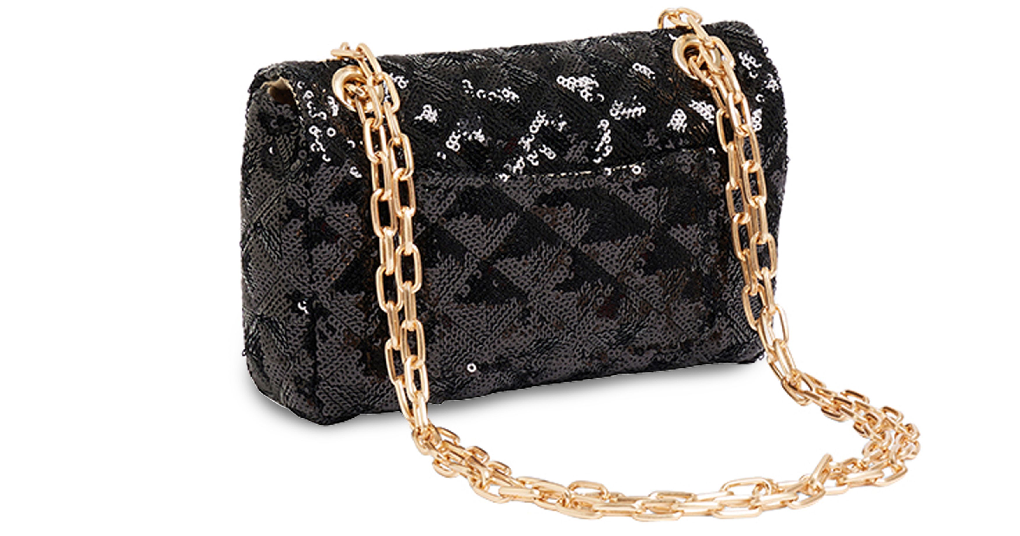  Sequinned nano Moon bag