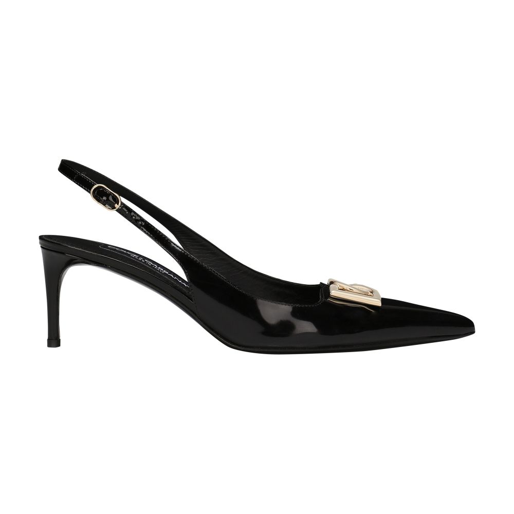 Dolce & Gabbana Polished calfskin slingbacks