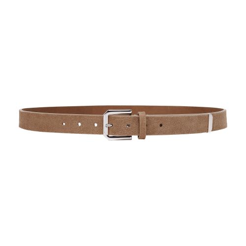 Brunello Cucinelli Suede calfskin belt