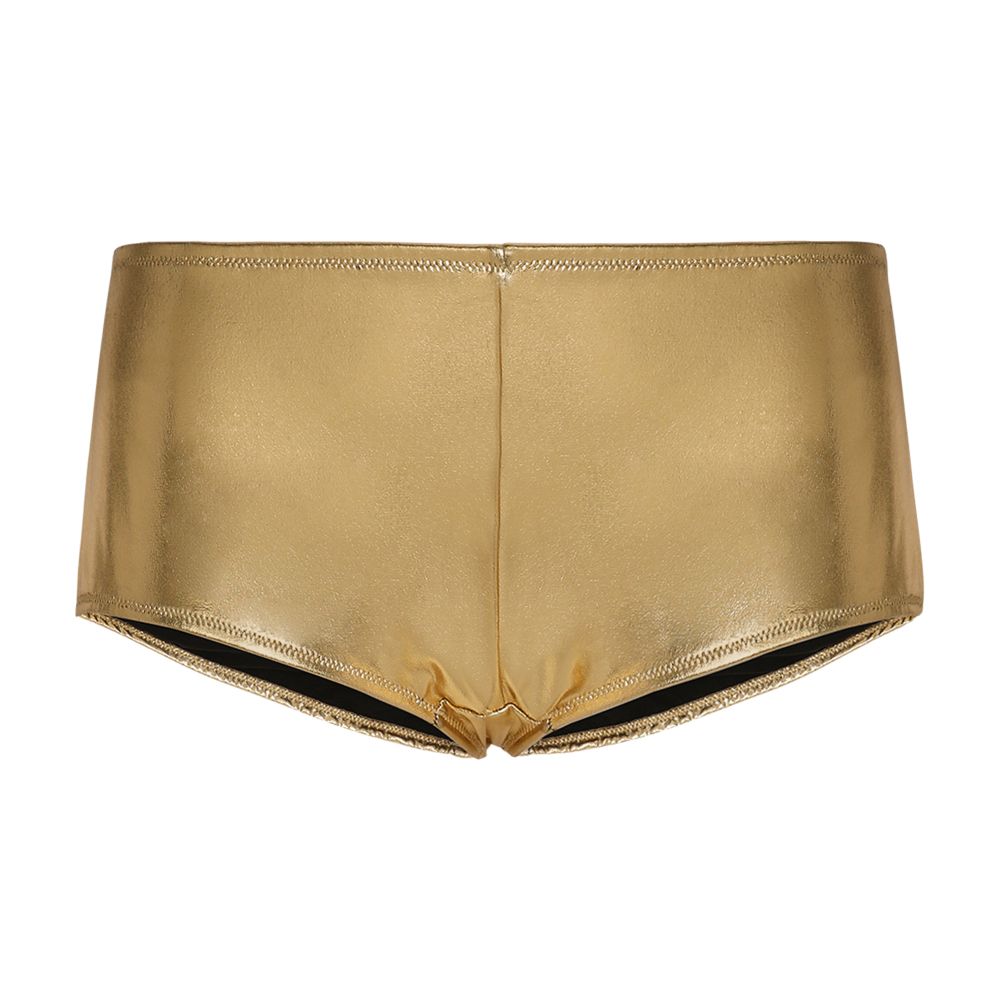 Dolce & Gabbana Foiled jersey low-rise panties