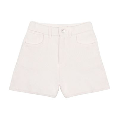 Barrie Denim cashmere and cotton shorts