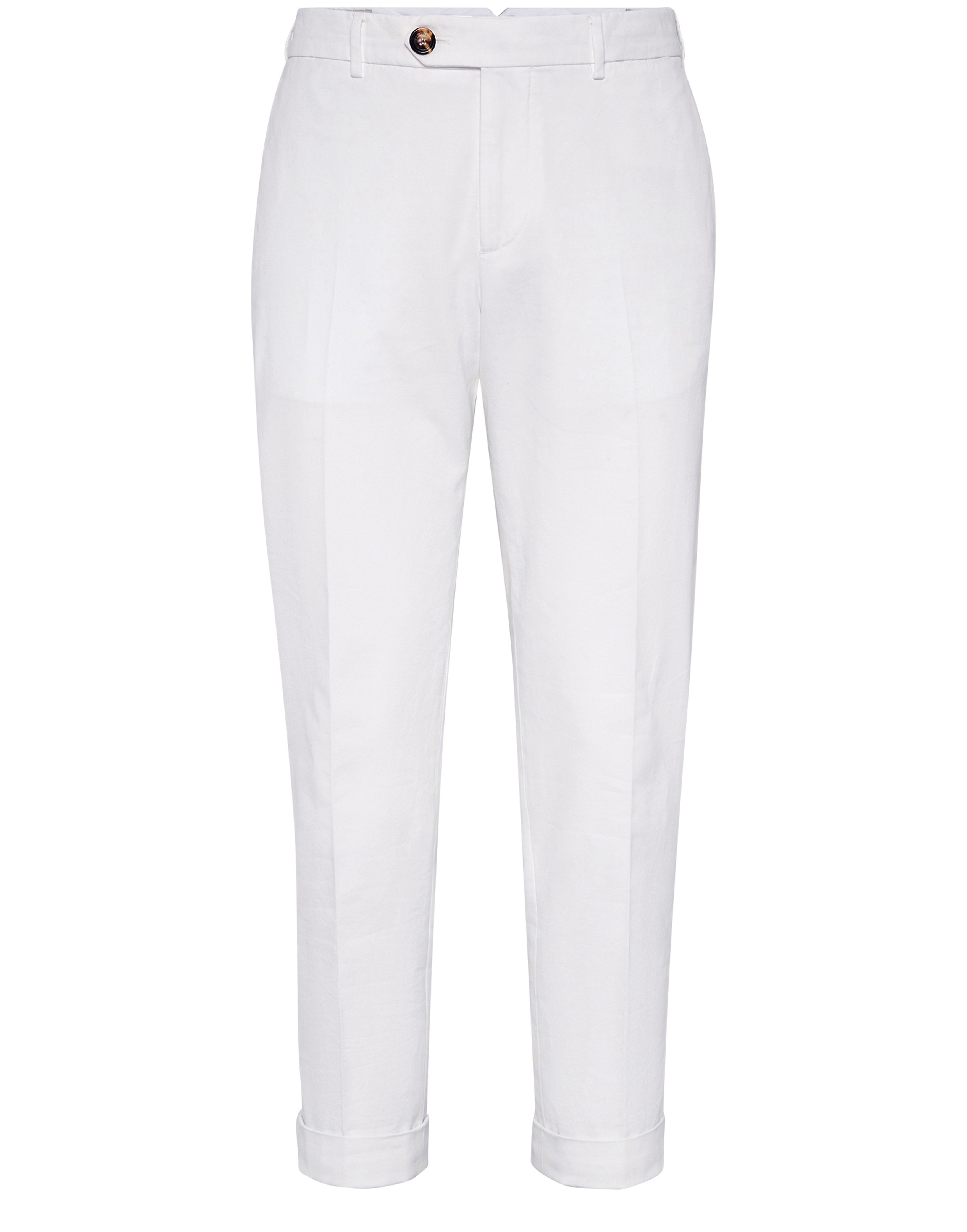 Brunello Cucinelli Gabardine garment dyed trousers