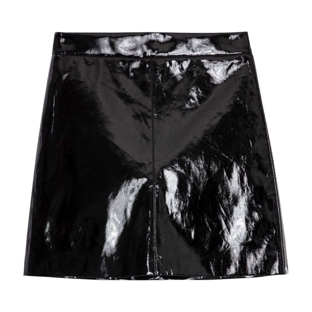 Zadig & Voltaire Jinette vinyl skirt