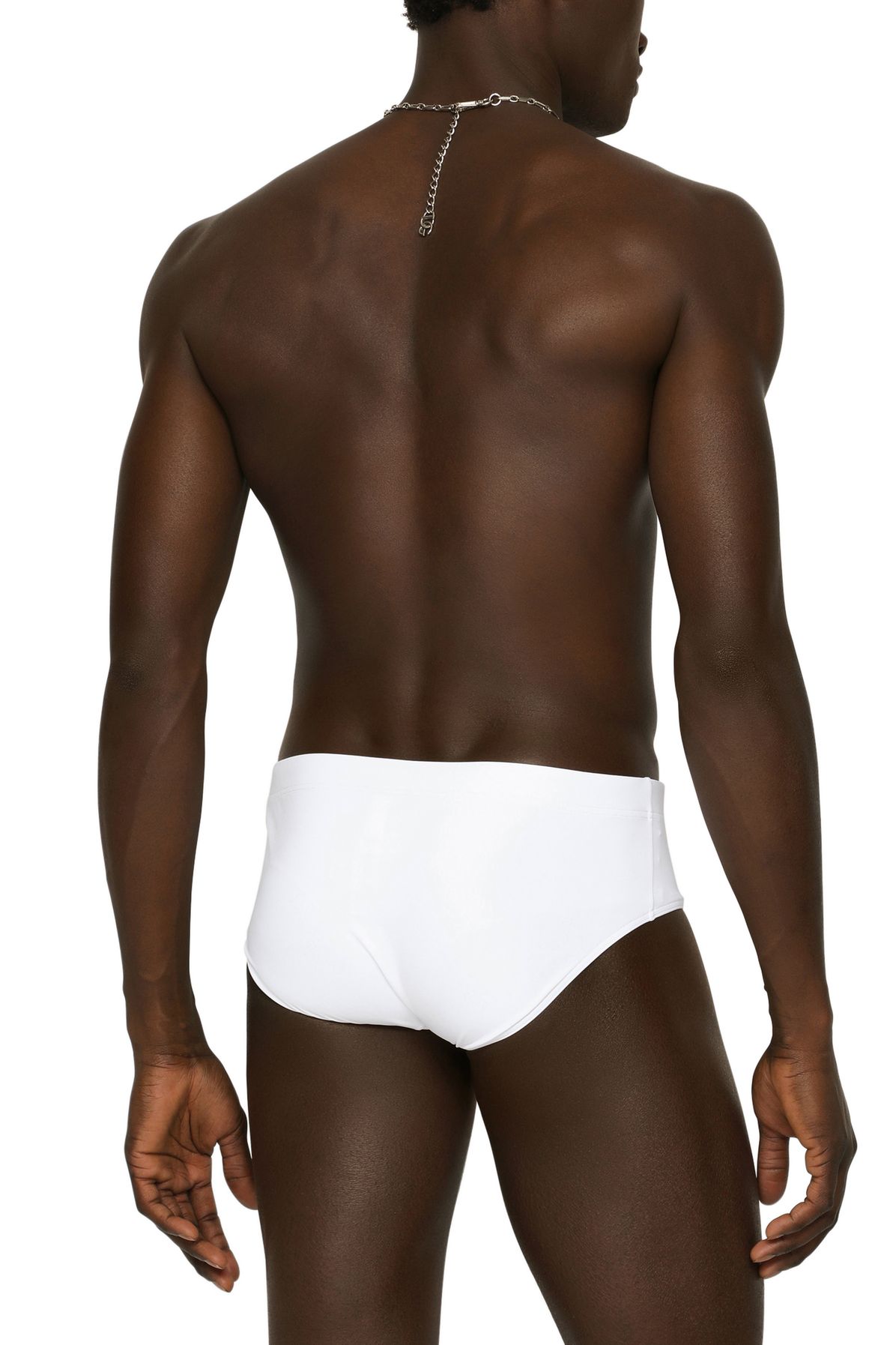 Dolce & Gabbana Logo Band High Swim Briefs