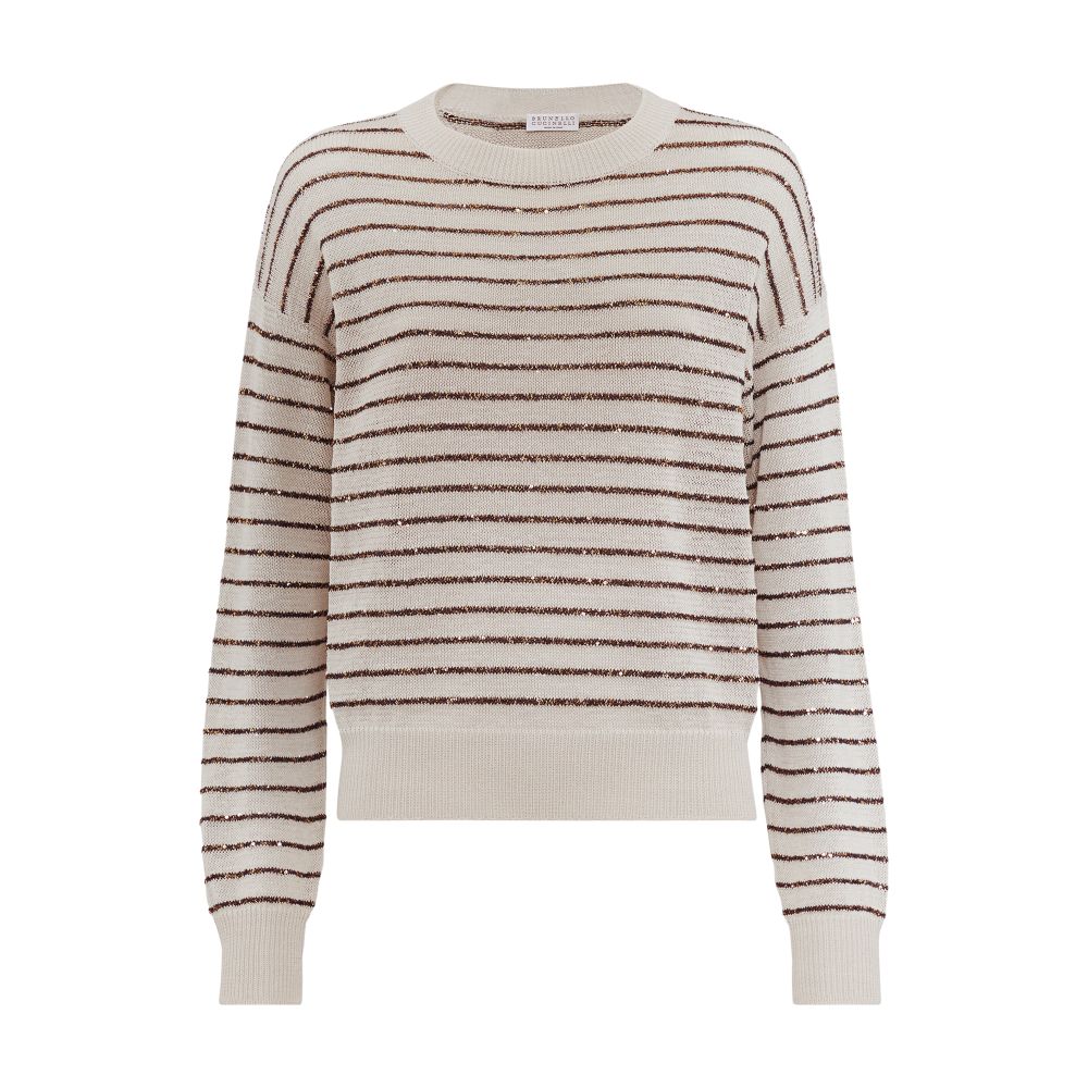 Brunello Cucinelli Shine-effect sweater