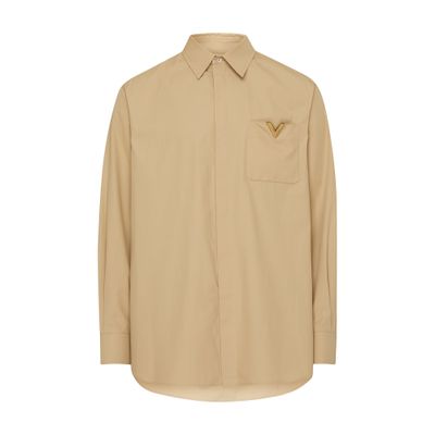 VALENTINO GARAVANI Poplin long-sleeved shirt