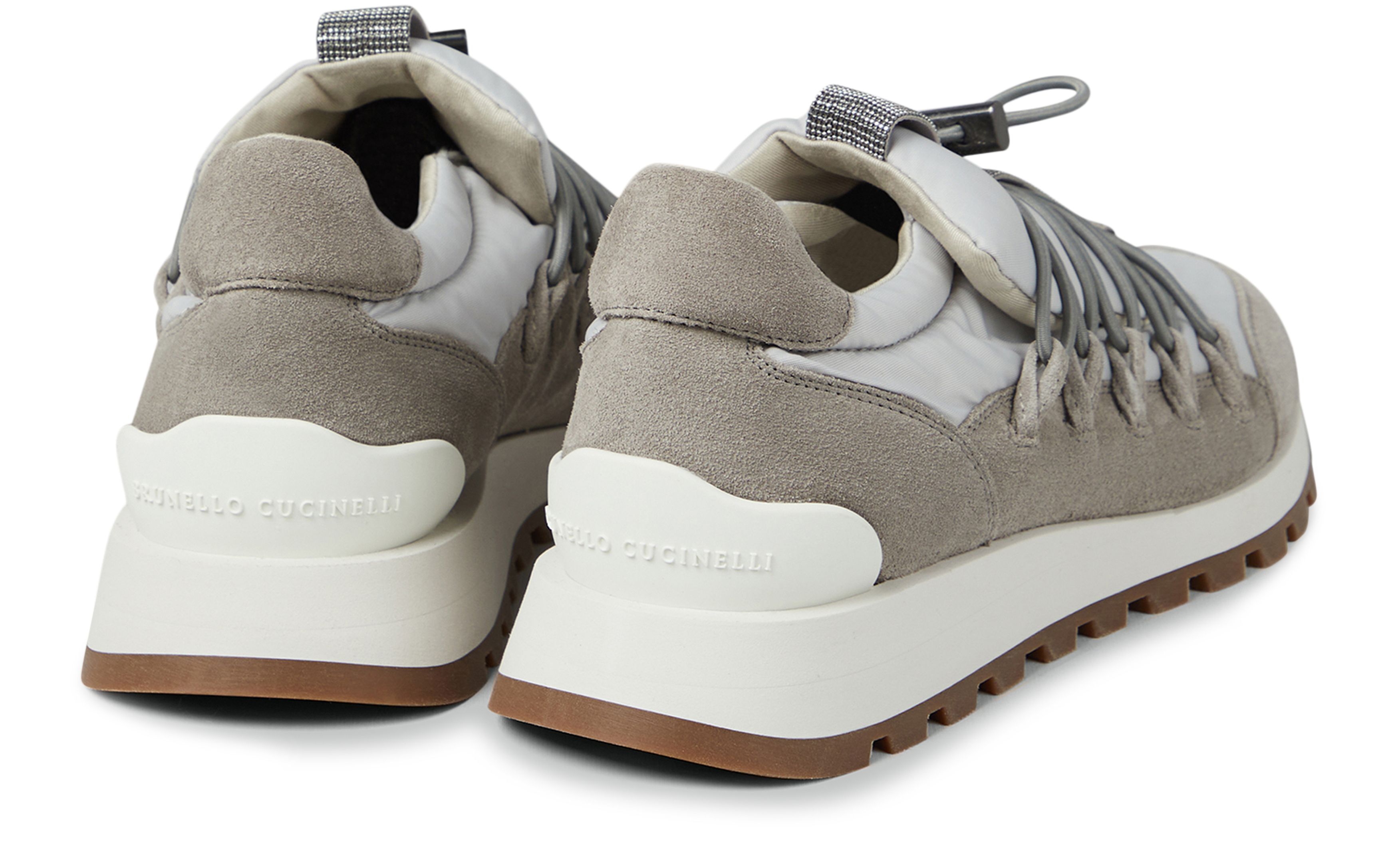 Brunello Cucinelli Suede running shoes