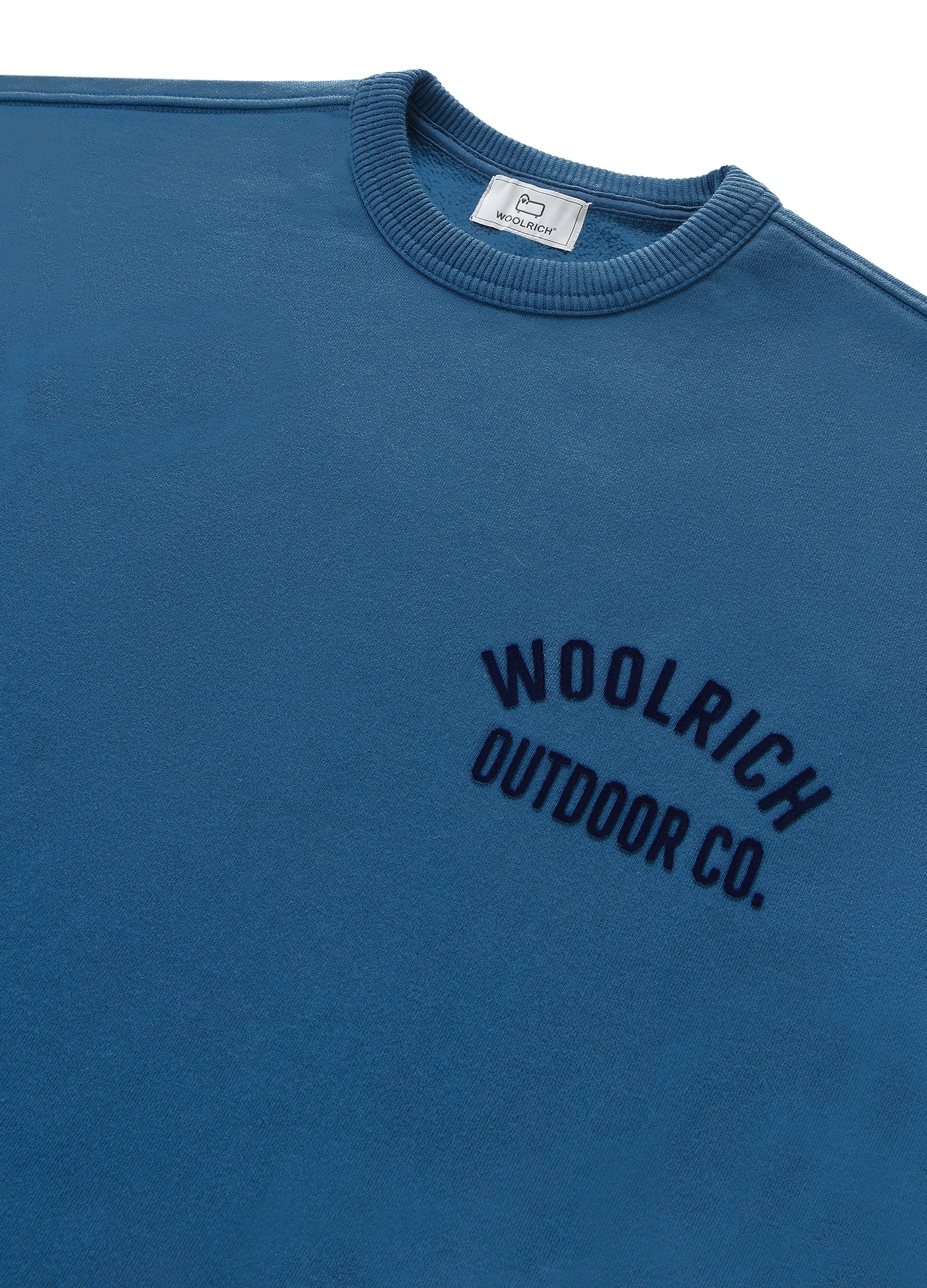 Woolrich Crewneck Sweatshirt in Pure Cotton