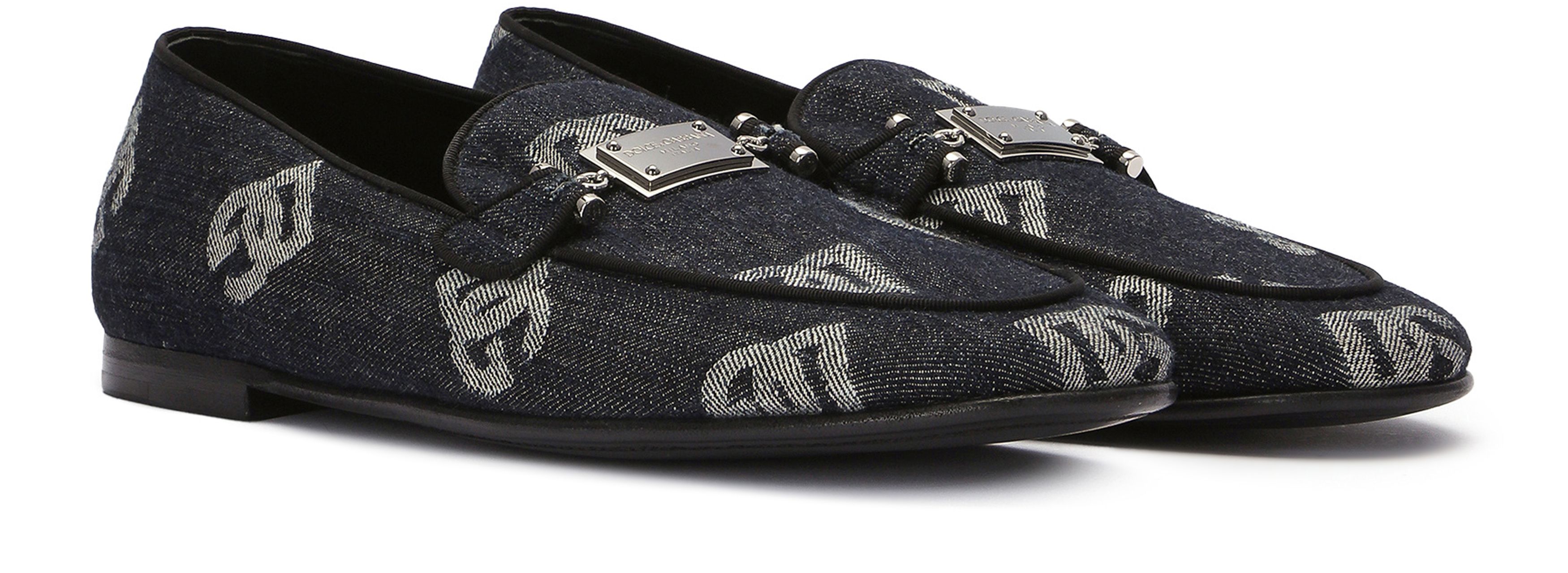 Dolce & Gabbana Denim loafers with logo