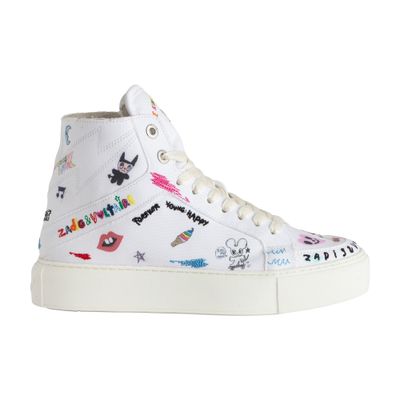 Zadig & Voltaire ZV1747 Chunky High-Top Trainers