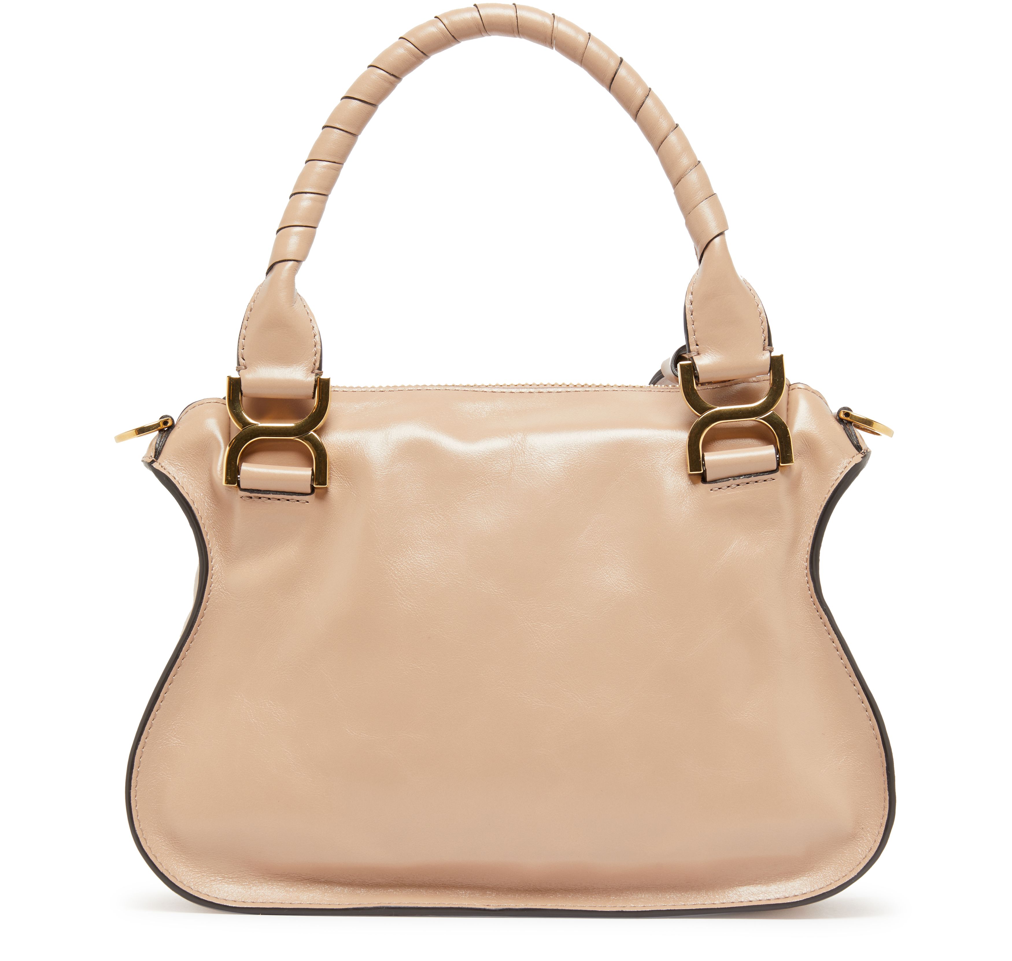 Chloé Marcie hand-held/shoulder small glossy leather bag