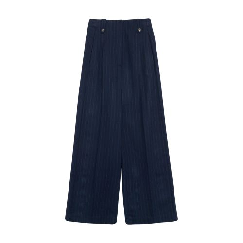  Wide Pants Pinstripped