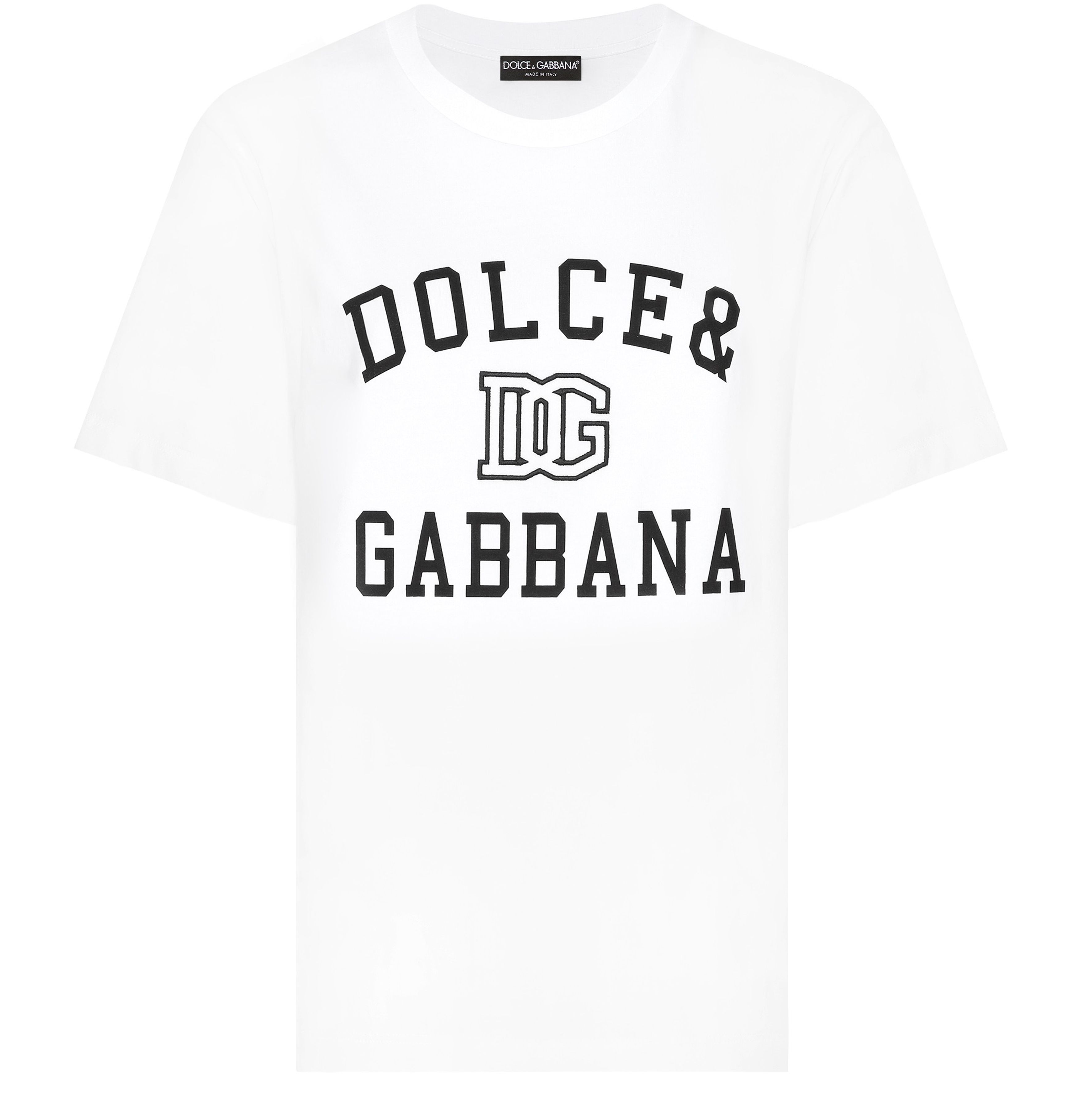 Dolce & Gabbana T-shirt with embroidery and lettering