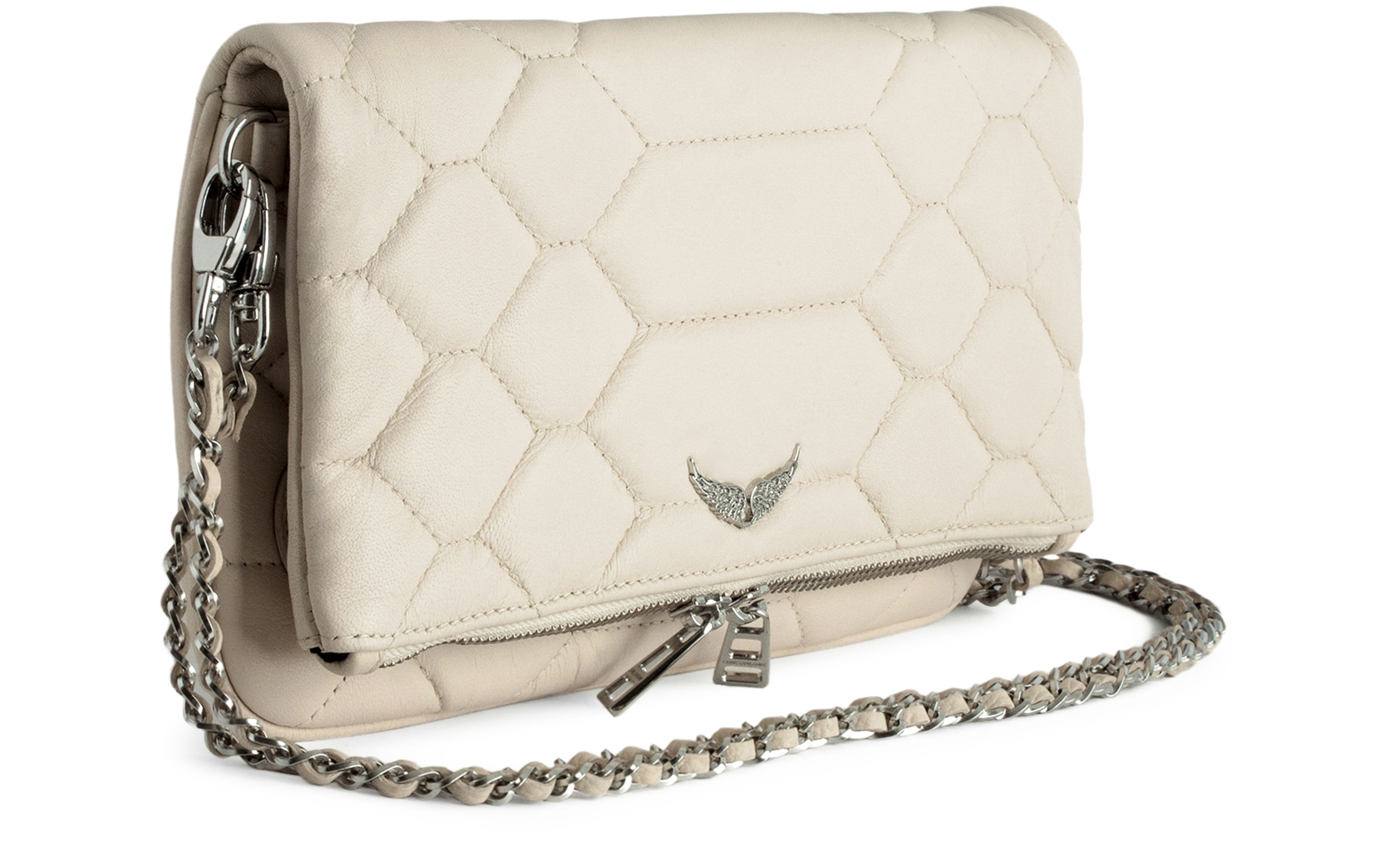 Zadig & Voltaire Rock XL Mat Clutch