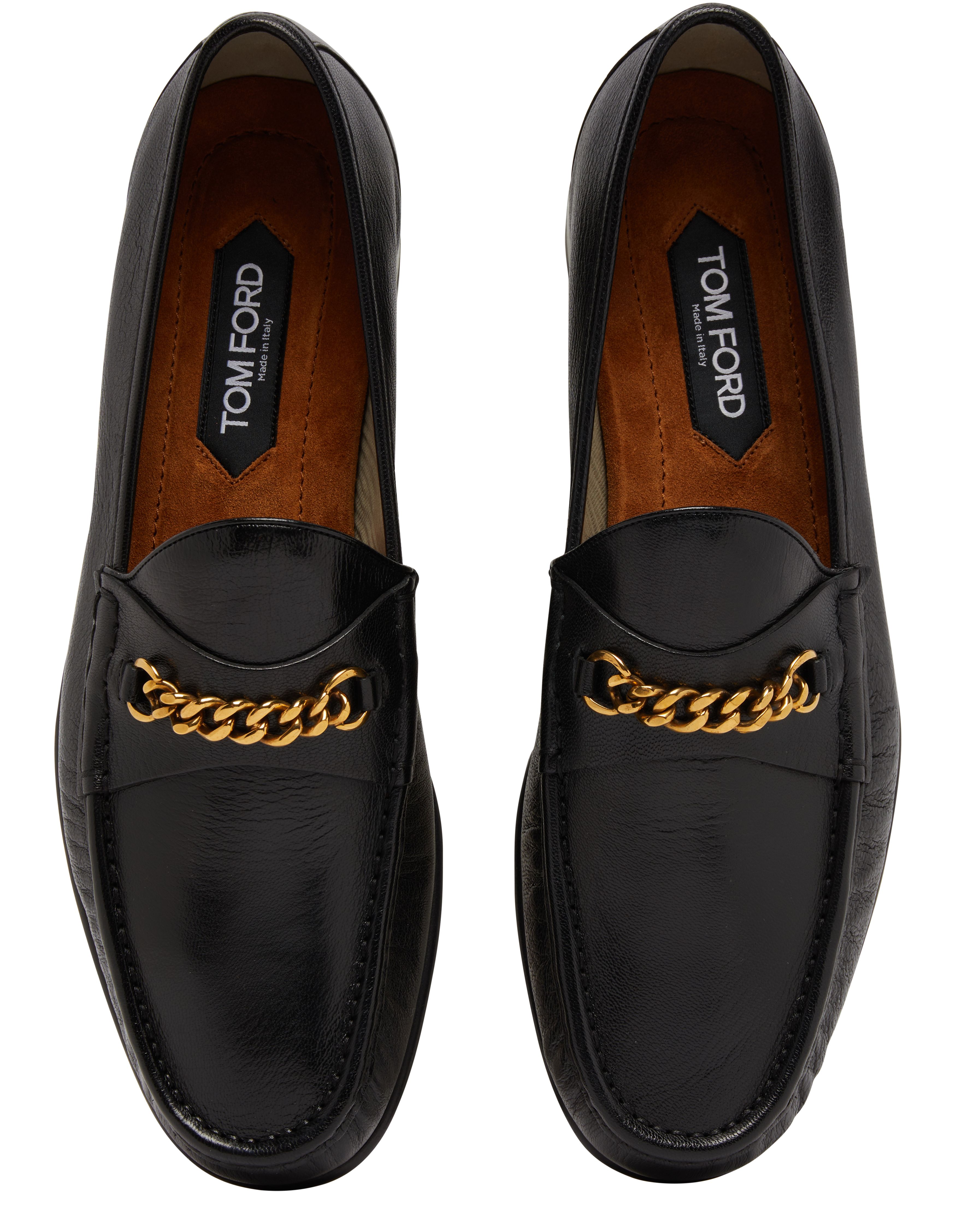 Tom Ford Chain leather loafers