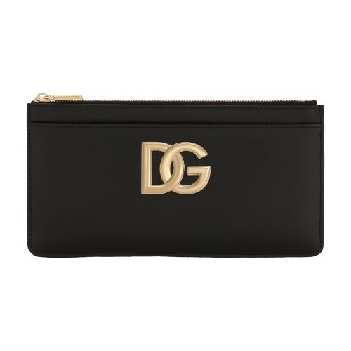 Dolce & Gabbana Large calfskin card holder with DG logo