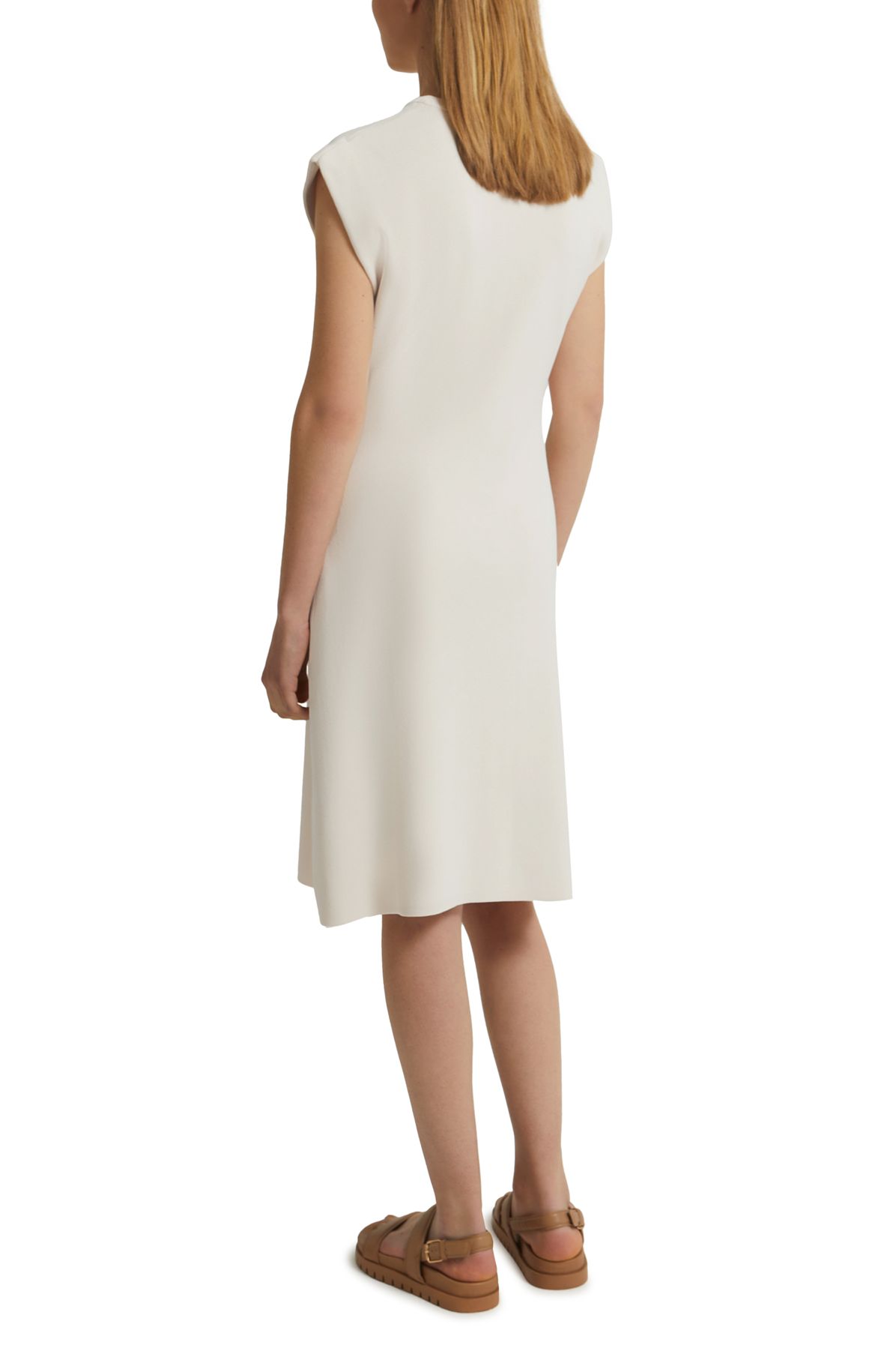 Yves Salomon Short Sleeveless Dress In Stretch Knit