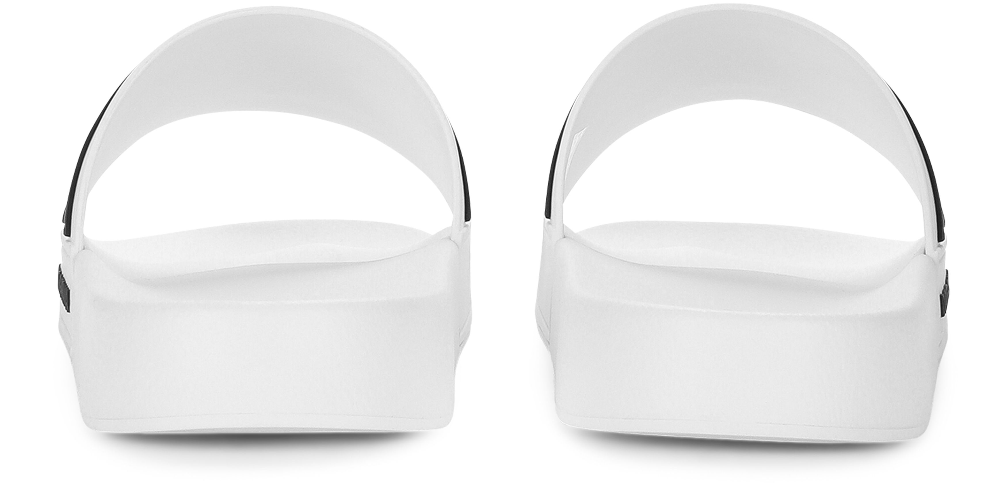 Dolce & Gabbana Rubber beachwear sliders with DG logo