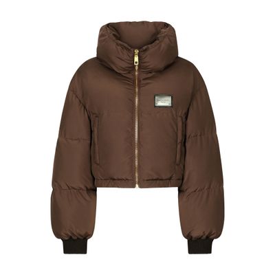 Dolce & Gabbana Short padded nylon jacket