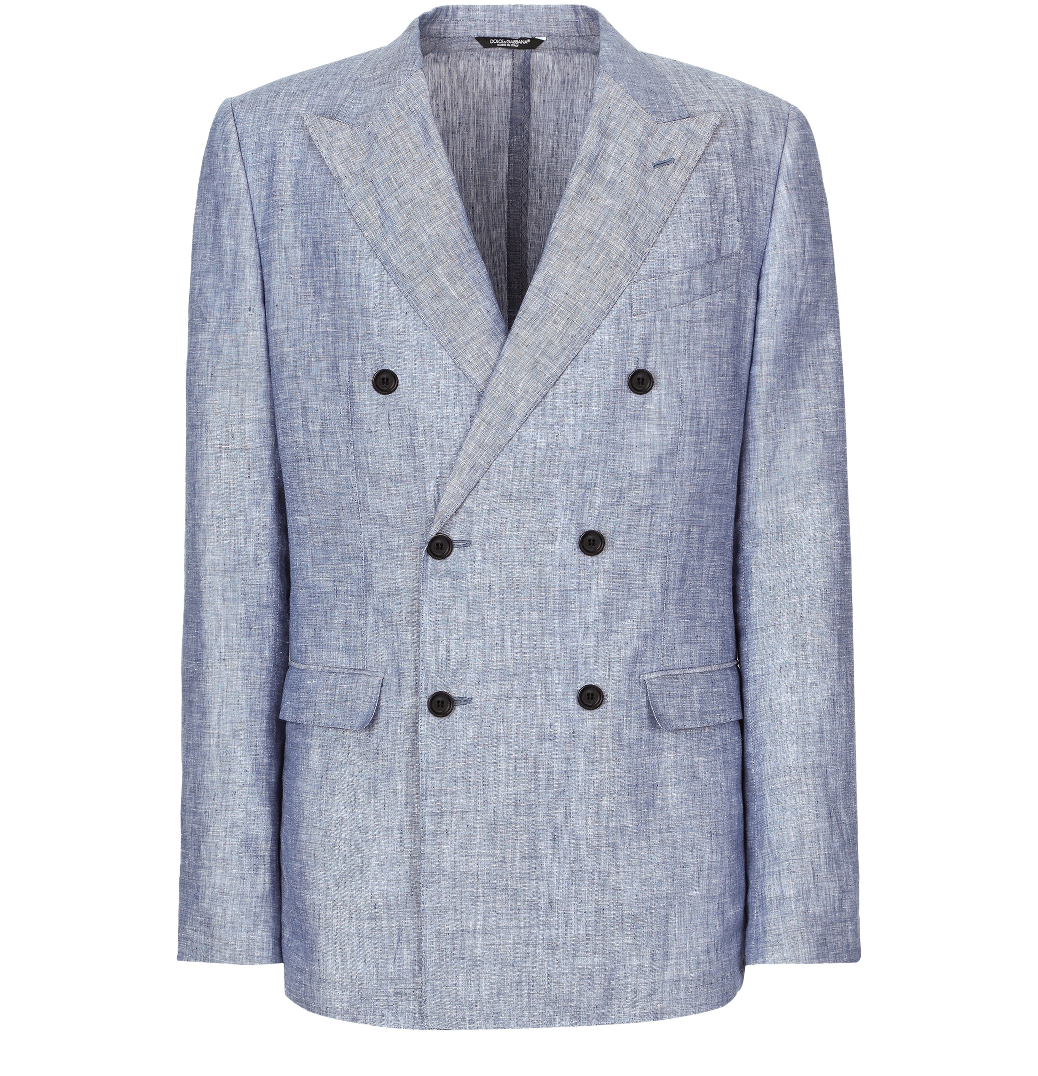 Dolce & Gabbana Double-breasted linen jacket