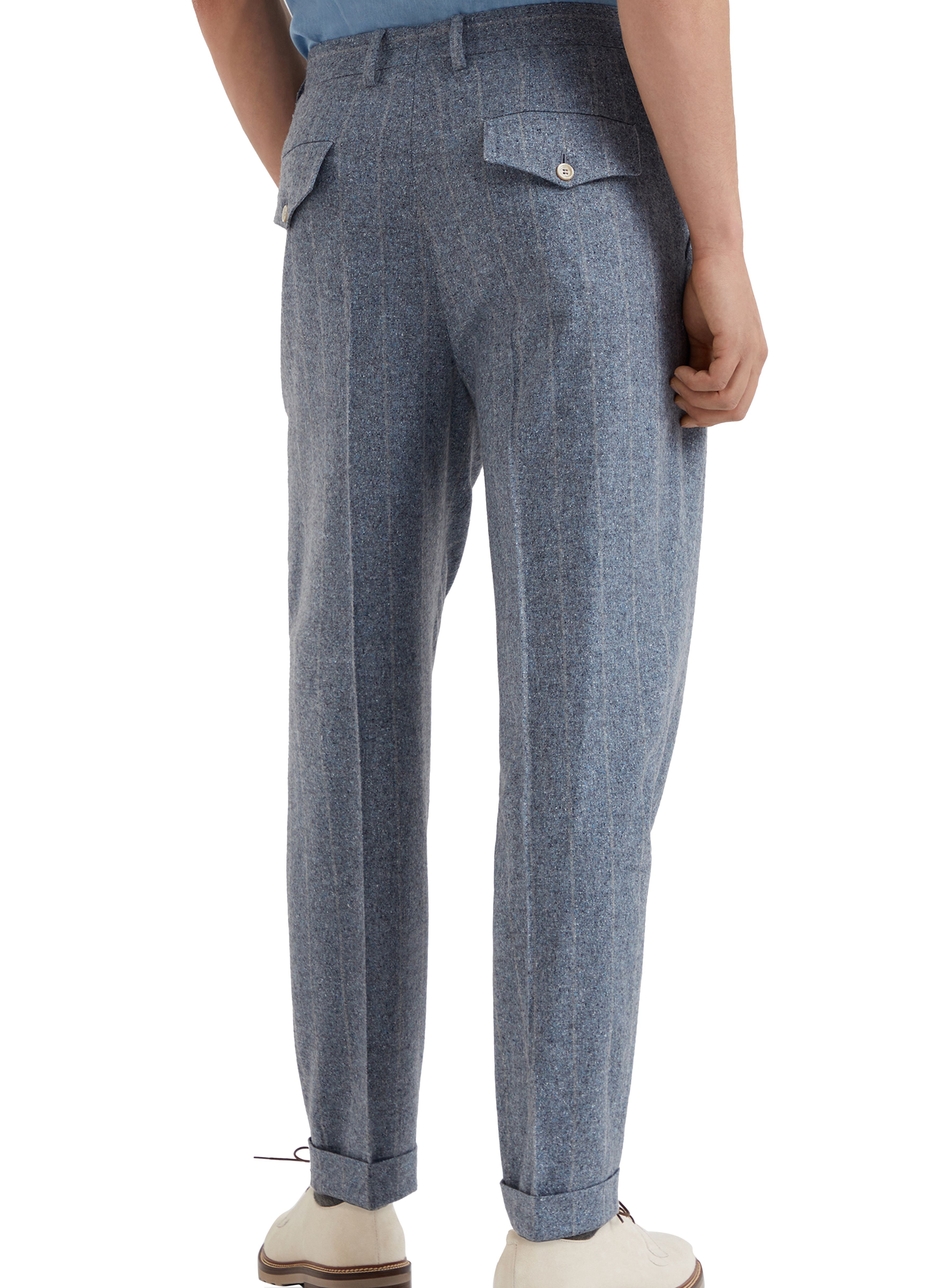 Brunello Cucinelli Leisure fit trousers with double pleats