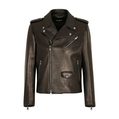 Dolce & Gabbana Leather biker jacket