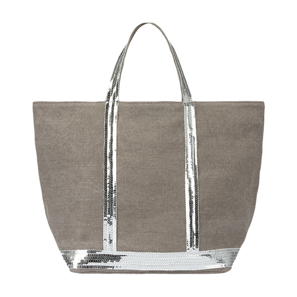  Linen M cabas tote