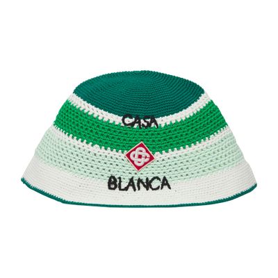 Casablanca Crocheted cotton bucket hat