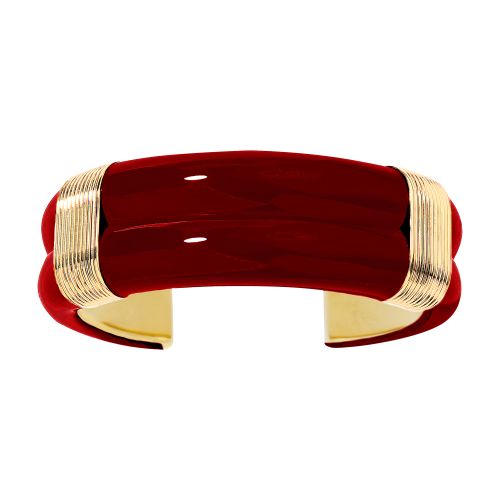  Bracelet Katt bordeaux grand mod�le