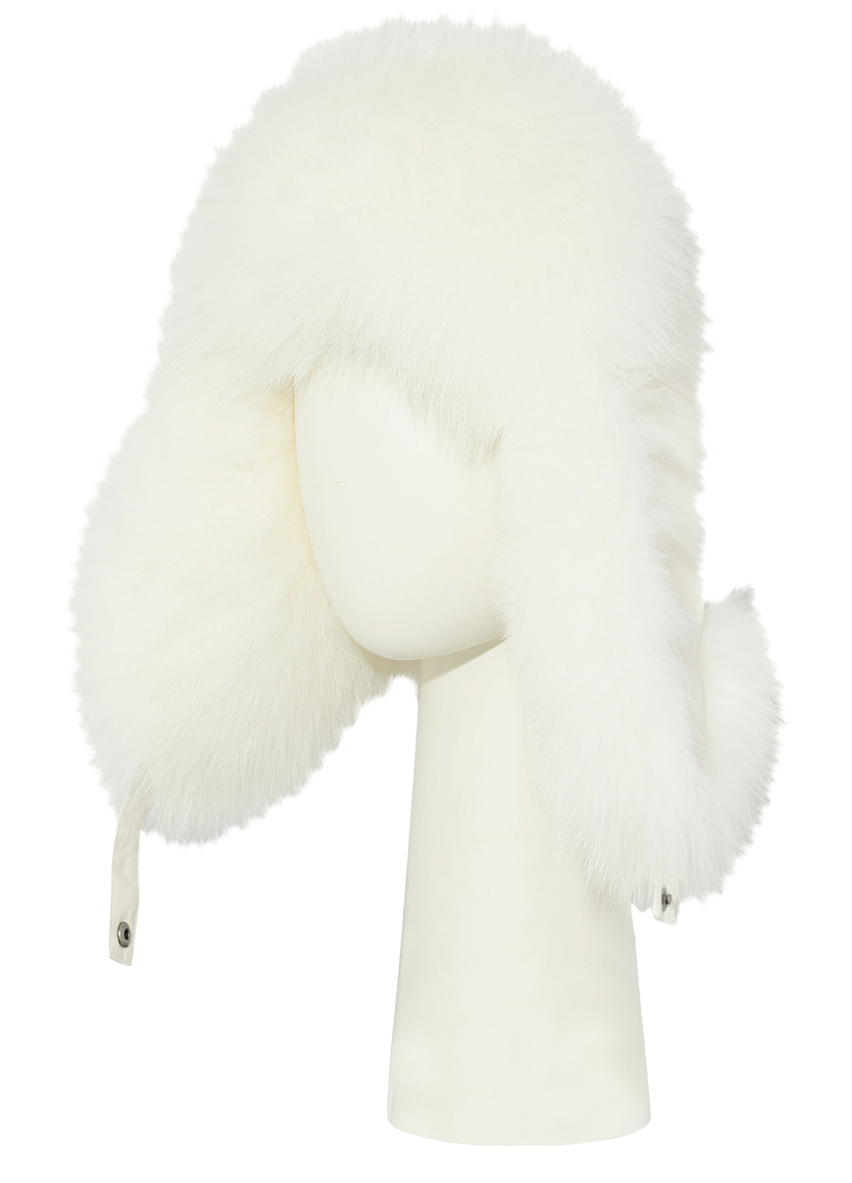 Yves Salomon Waterproof performance fabric uhsanka with fox fur