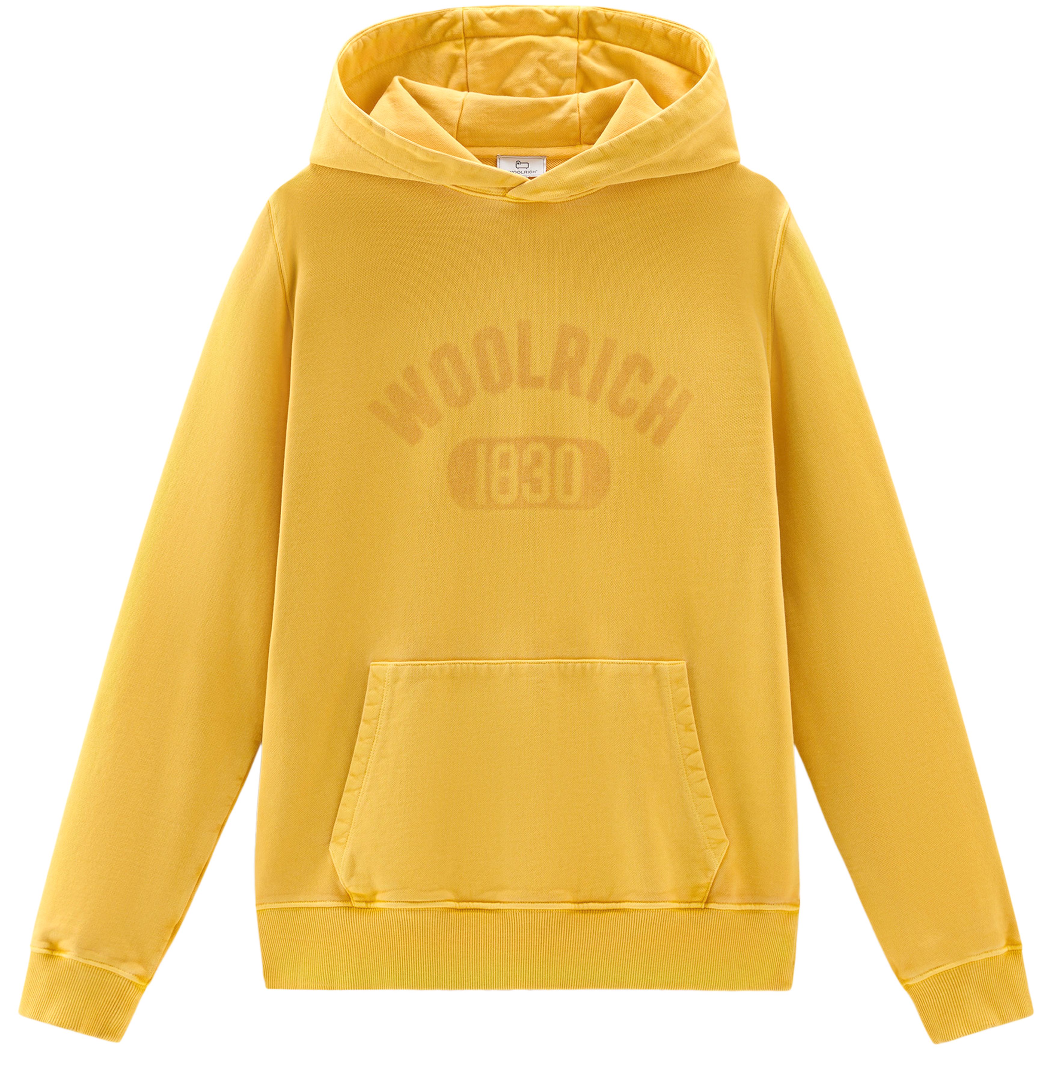 Woolrich Garment-dyed 1830 hoodie in pure cotton