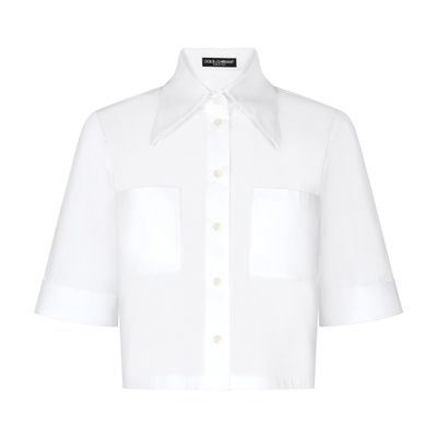 Dolce & Gabbana Cropped cotton shirt