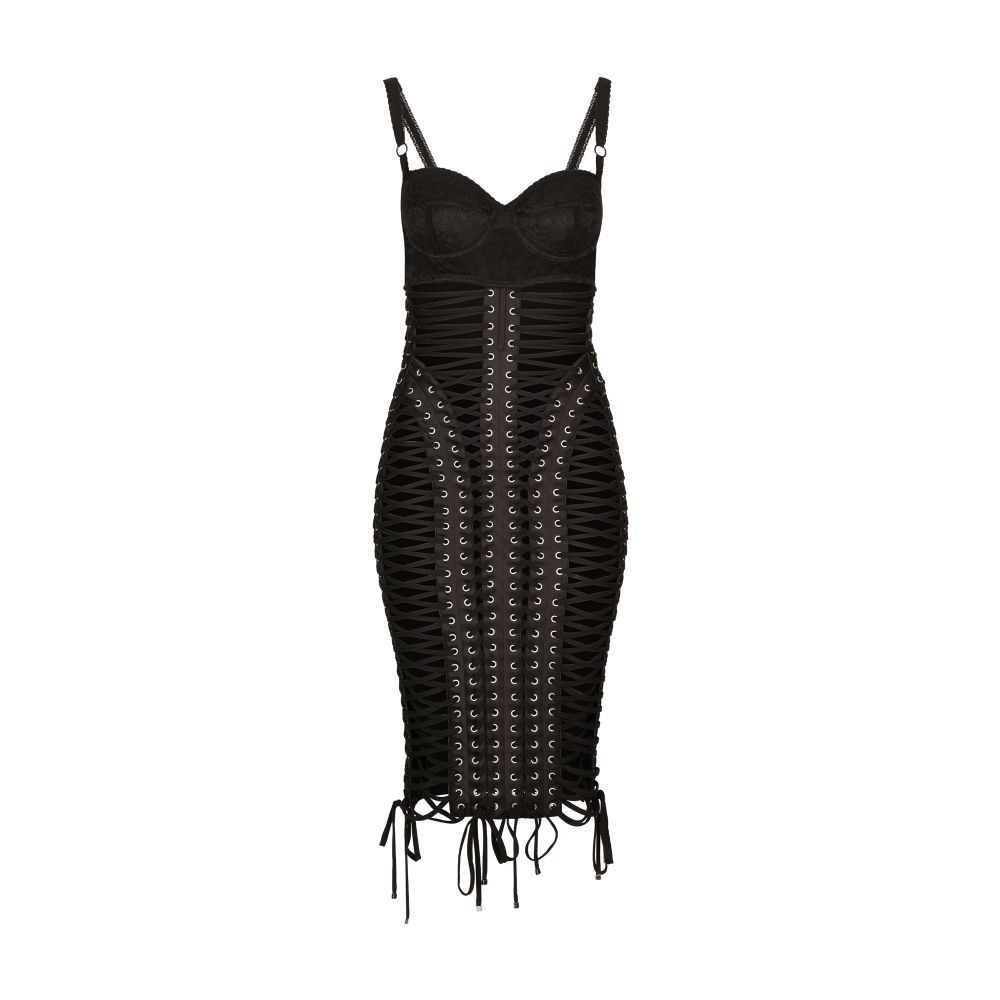 Dolce & Gabbana KIM DOLCE & GABBANA lace-up dress