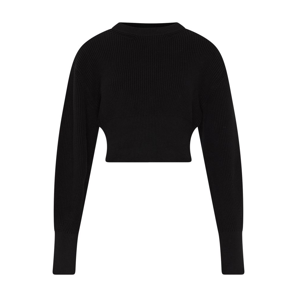 Marine Serre Core knit crewneck jumper