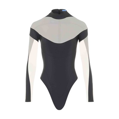 Mugler Illusion neckline bodysuit