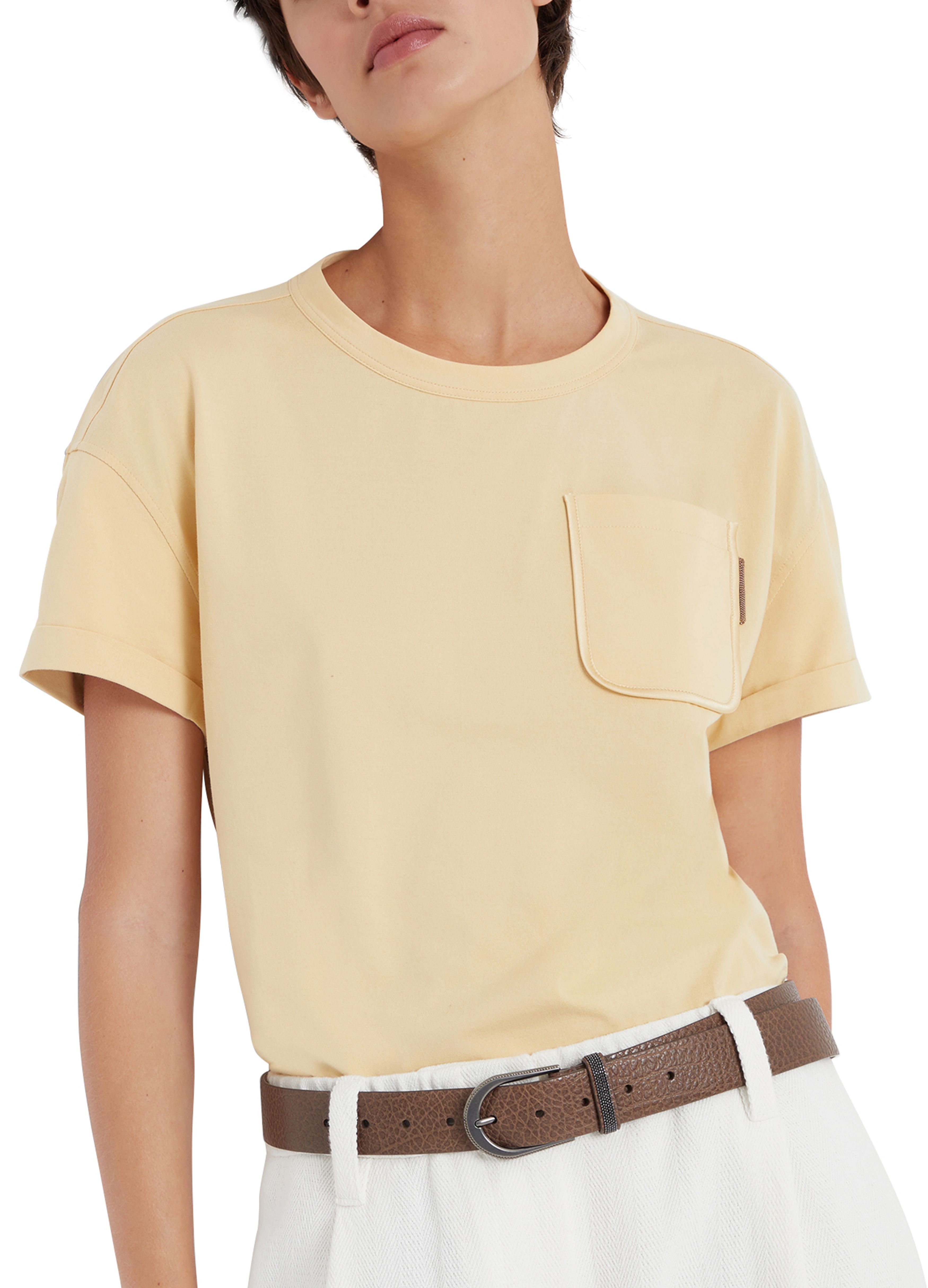 Brunello Cucinelli T-shirt with Monile