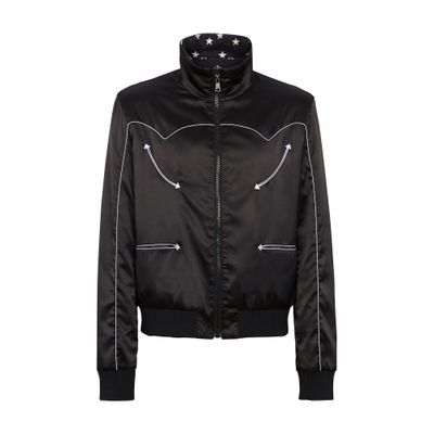 Balmain Reversible Stars Bomber Jacket