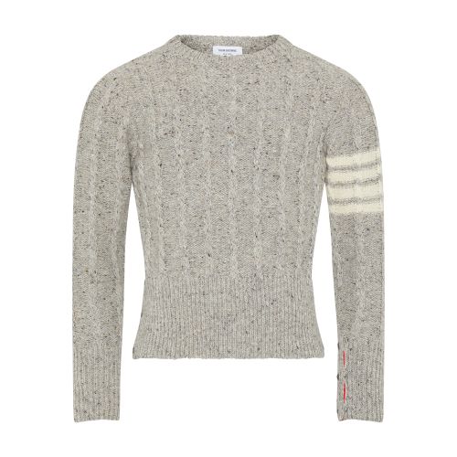 Thom Browne Twist Cable round-neck sweater