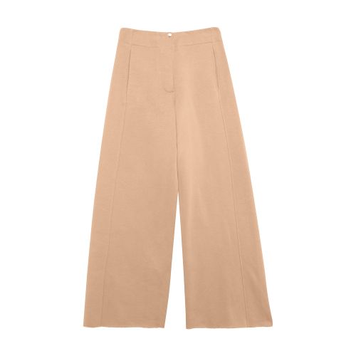  Cotton Wide Leg Trousers