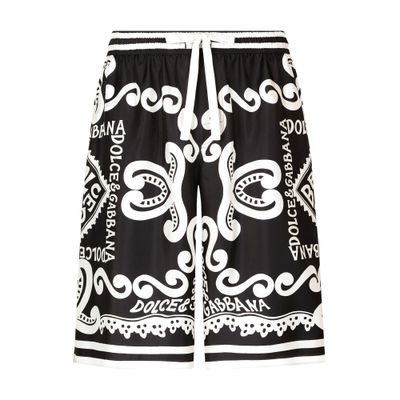 Dolce & Gabbana Silk twill shorts