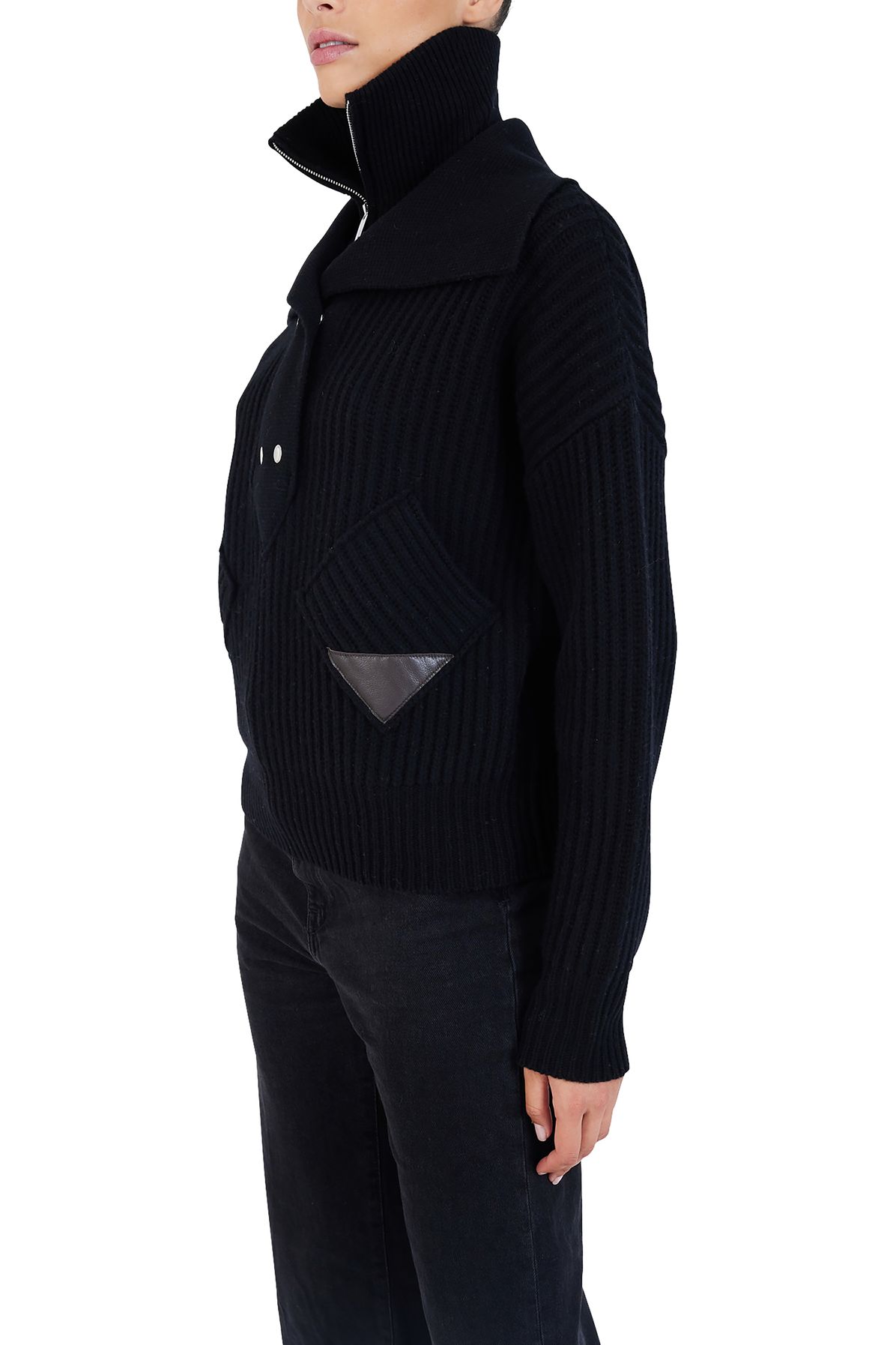  Jacek woollen double-collar sweater