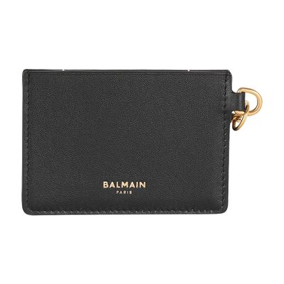 Balmain Coin card holder in calf leather