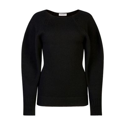 Nina Ricci Cashmere Raglan Puff Sleeve Sweater