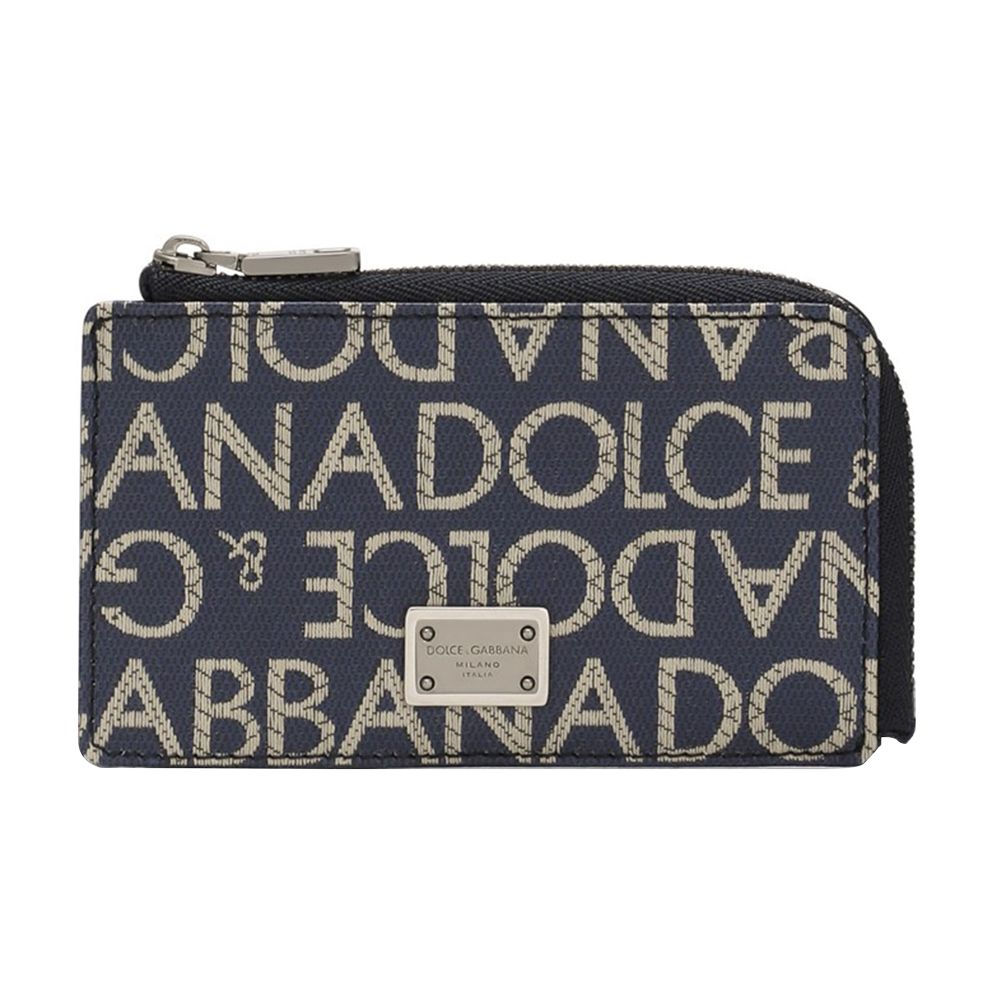 Dolce & Gabbana Coated jacquard card holder