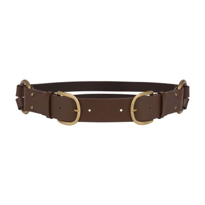 Alberta Ferretti Belt in calfskin with double buckle