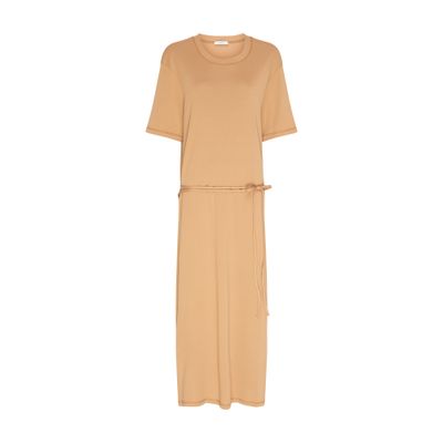 Lemaire Belted rib t-shirt dress