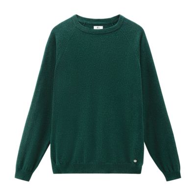 Woolrich Luxe Crewneck Sweater in Pure Cashmere