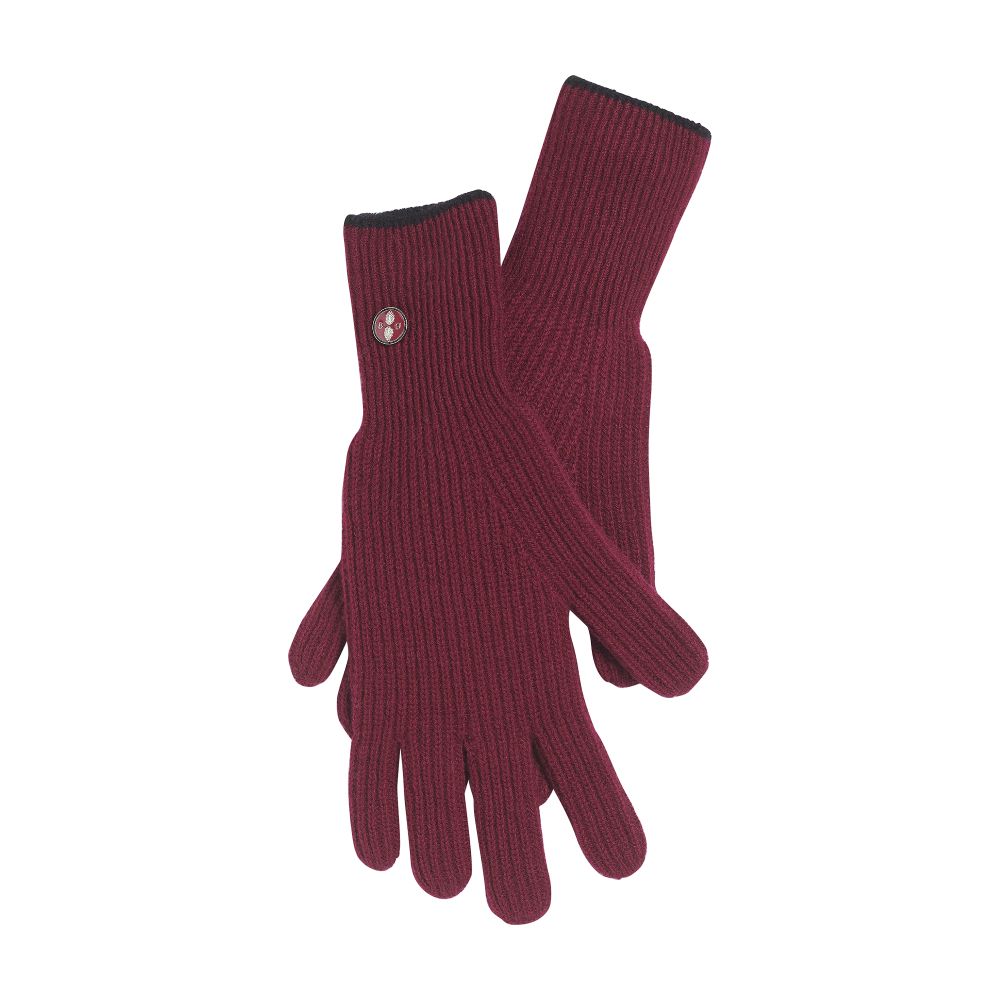 Barrie Ribbed cashmere gloves